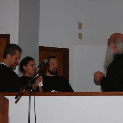 Luis Blanco and Aisscha Rivera baptism